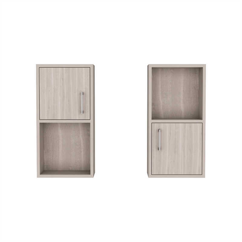 TUHOME Oba Medicine Cabinet Beige Engineered Wood