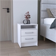 Greter NightstandEngineered Wood White