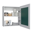 Luma Mirror Medicine Cabinet  Engineered Wood White