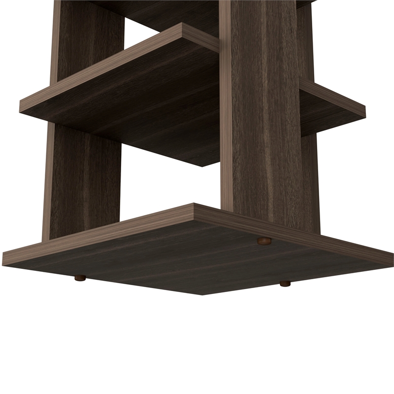Odesto Vertical Shoe Rack Engineered Wood Brown
