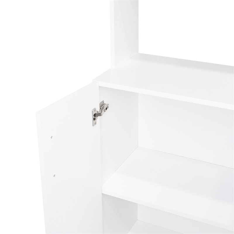 Linden Kitchen Pantry Engineered Wood White
