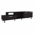 Athol 69 Wide Tv Stand Engineered Wood Black