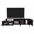 Athol 69 Wide Tv Stand Engineered Wood Black