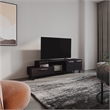 Athol 69 Wide Tv Stand Engineered Wood Black