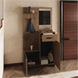 Parker 75 Tall Hall Tree Ligth Oak Engineered Wood Natural Oak