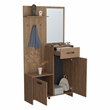 Parker 75 Tall Hall Tree Ligth Oak Engineered Wood Natural Oak