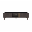 Vance 63 Wide Tv Stand Engineered Wood Black