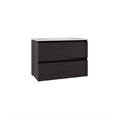 Bathroom Cabinet Opalo  Engineered Wood Black