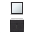 Tuhome Furniture Blake Bathroom Cabinet w/Mirror Cabinet Engineered Wood Black