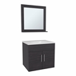 Tuhome Furniture Blake Bathroom Cabinet w/Mirror Cabinet Engineered Wood Black