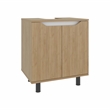 Marlo Under Sink Cabinet  Engineered Wood Natural Oak