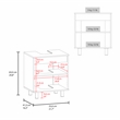 Marlo Under Sink Cabinet  Engineered Wood Natural Oak