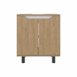 Marlo Under Sink Cabinet  Engineered Wood Natural Oak