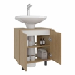 Marlo Under Sink Cabinet  Engineered Wood Natural Oak