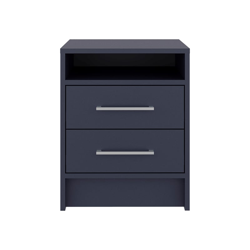 Eter Nightstand Engineered Wood Blue