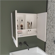 Luv Mirror Medicine Cabinet   Engineered Wood White
