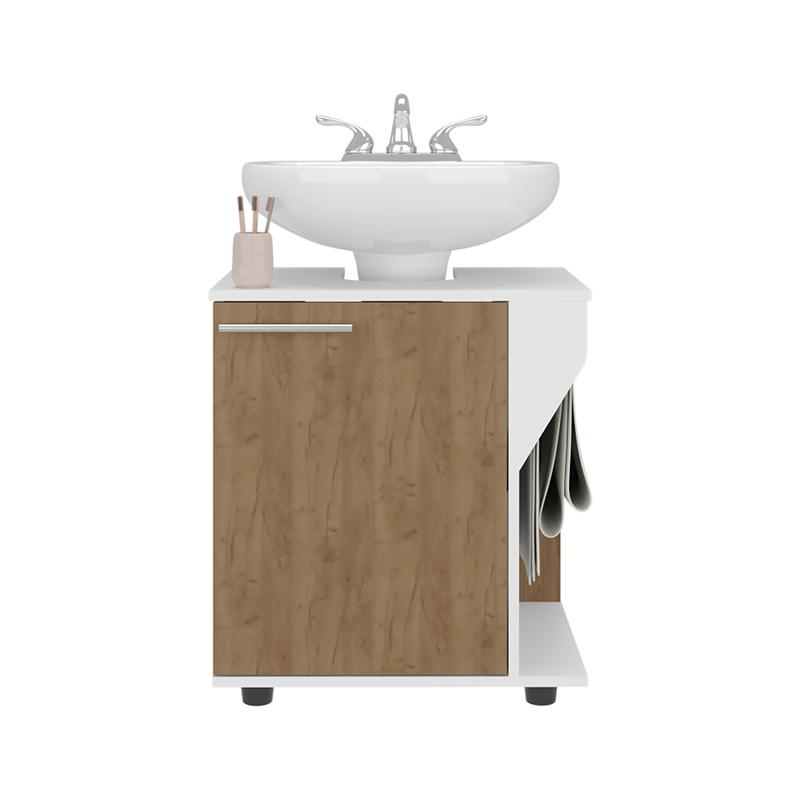 Phillips Under Sink Cabinet Engineered Wood Natural Oak