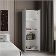 Home 2 Door Closet System  Engineered Wood White