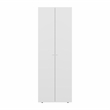 Home 2 Door Closet System Hanging Rod Engineered Wood White