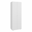Home 2 Door Closet System Hanging Rod Engineered Wood White