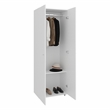 Home 2 Door Closet System Hanging Rod Engineered Wood White