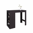 Greer Counter Table Engineered Wood Black