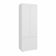 Home 3 Doors Closet System Engineered Wood White