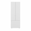 Home 3 Doors Closet System Engineered Wood White