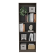 Tuhome Furniture Home 4 Shelves Bookcase w/ Open Storage in Brown