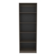Tuhome Furniture Home 4 Shelves Bookcase w/ Open Storage in Brown