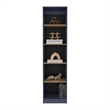 Tuhome Home Xs Bookcase With 5-Tier Shelves And Slim Design in Multicolor