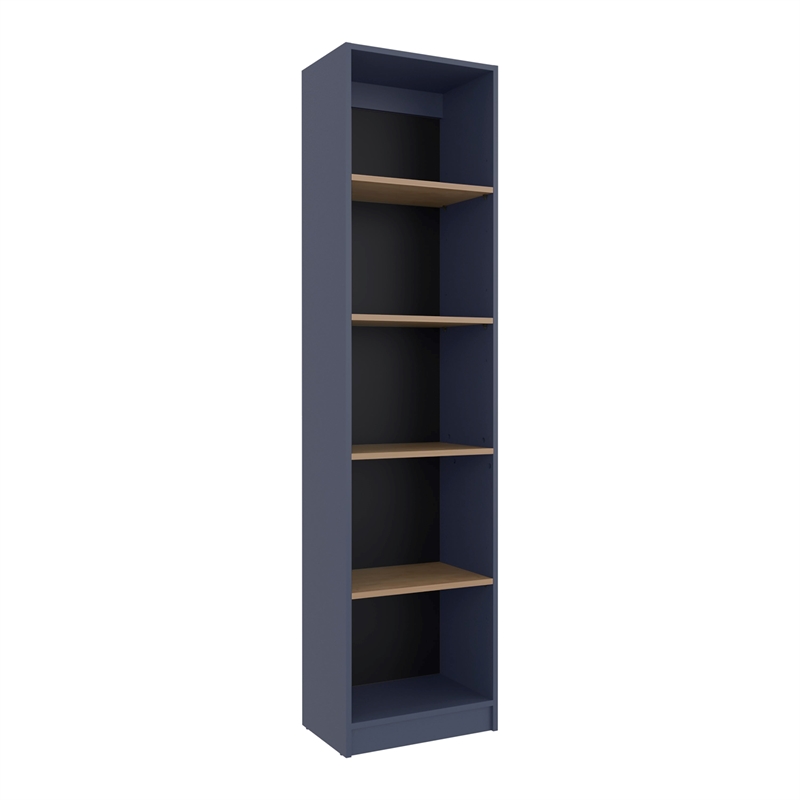 Tuhome Home Xs Bookcase With 5-Tier Shelves And Slim Design in Multicolor