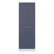 Tuhome Furniture Lambardi Tall Multistorage Cabinet with Double Door in Blue
