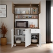 Wilson 6 Door Multi-Functional Kitchen Pantry Engineered Wood Multi-Color