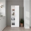 Felch Multistorage Kitchen Pantry Cabinet Engineered Wood White