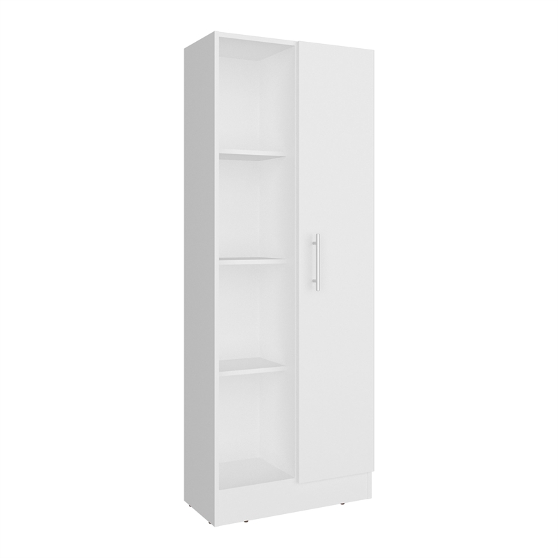 Felch Multistorage Kitchen Pantry Cabinet Engineered Wood White