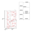 Pantress Complete Kitchen Pantry and Microwave Cabinet Engineered Wood White