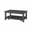 Martin Svensson Barn Door Collection Solid Wood Coffee Table Antique Black