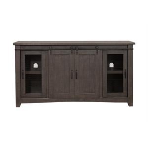 Martin Svensson Home Sierra 65&quot Solid Wood TV Stand Gray Finish