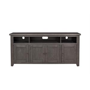 Martin Svensson Home West Mill 65&quot Solid Wood TV Stand Gray