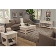 Martin Svensson Home Rustic Solid Wood 1 Drawer End Table Antique White