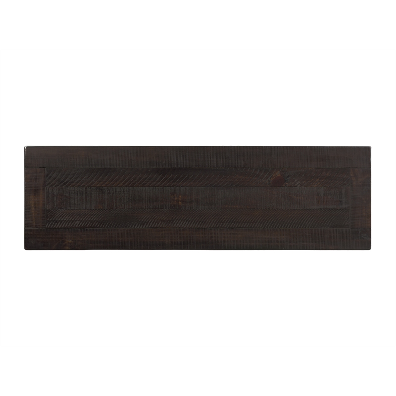 Martin Svensson Home Rustic 3 Drawer Sofa - Console Table Espresso