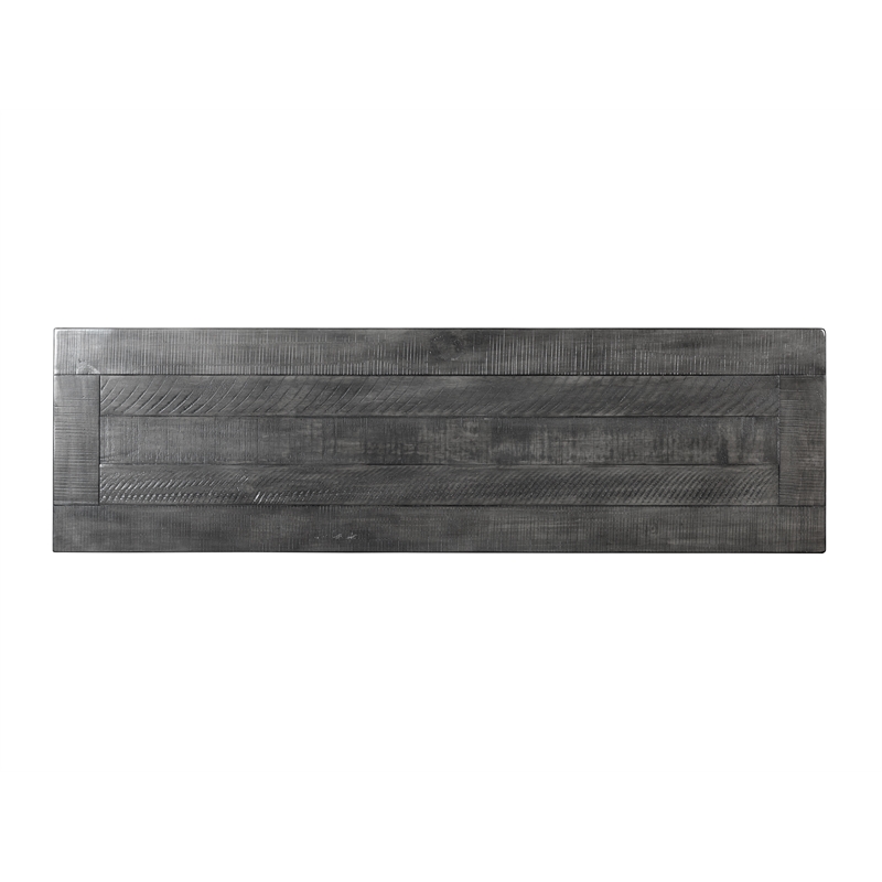 Martin Svensson Home Rustic 3 Drawer Sofa - Console Table Gray