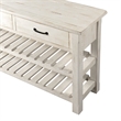Martin Svensson Barn Door Solid Wood Sofa Console Table Antique White