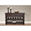 Martin Svensson Barn Door Solid Wood Sofa Console Table Espresso