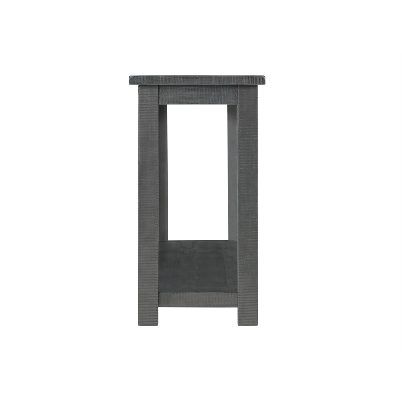 Martin Svensson Home Ventura Solid Wood Sofa Console Table Gray
