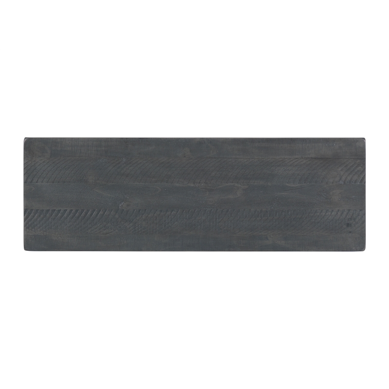 Martin Svensson Home Ventura Solid Wood Sofa Console Table Gray