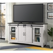 Martin Svensson Home Hampton Solid Wood TV Stand White Stain with Grey Stain Top