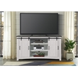 Martin Svensson Home Hampton Solid Wood TV Stand White Stain with Grey Stain Top