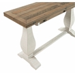 Martin Svensson Home Napa Solid Wood Flip Top Sofa Table White Stain and Natural